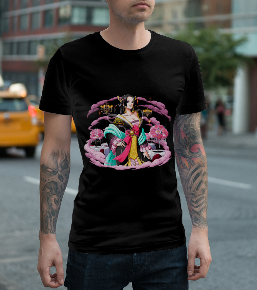 Boa Hancock Elegant Evening Dress Roses And Chandeliers T-Shirt