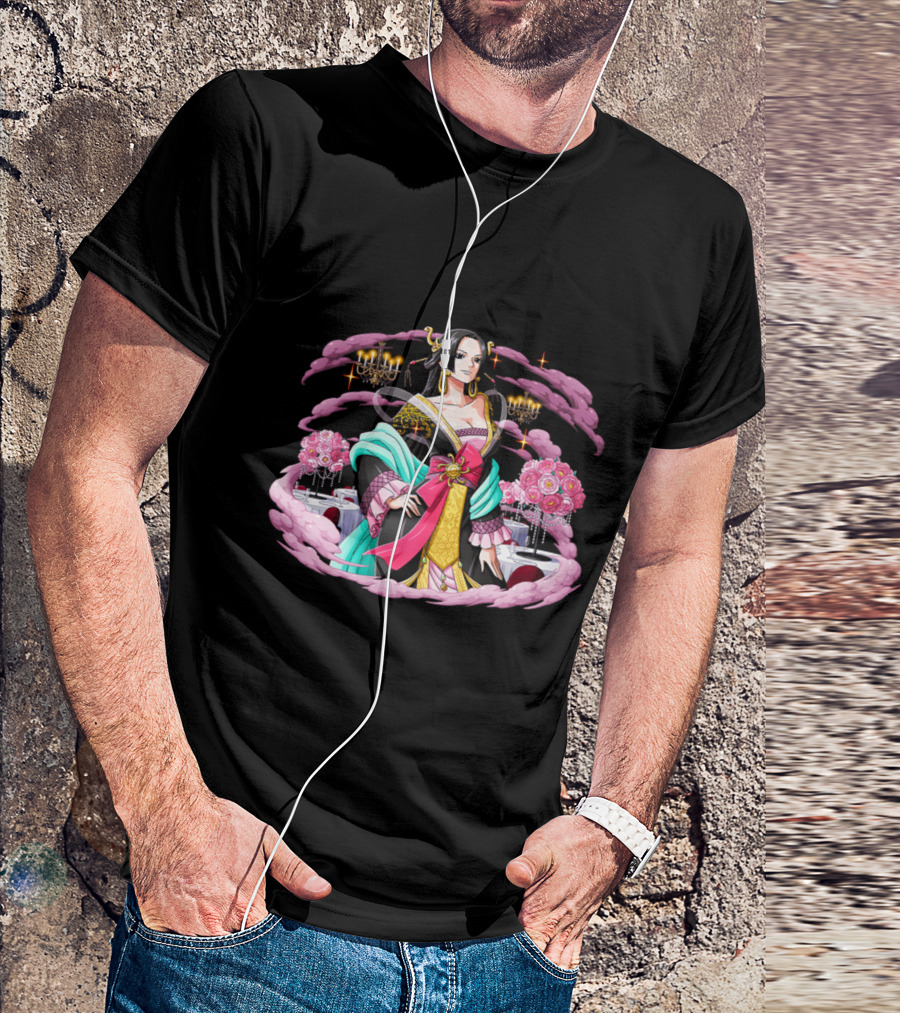 Boa Hancock Elegant Evening Dress Roses And Chandeliers T-Shirt