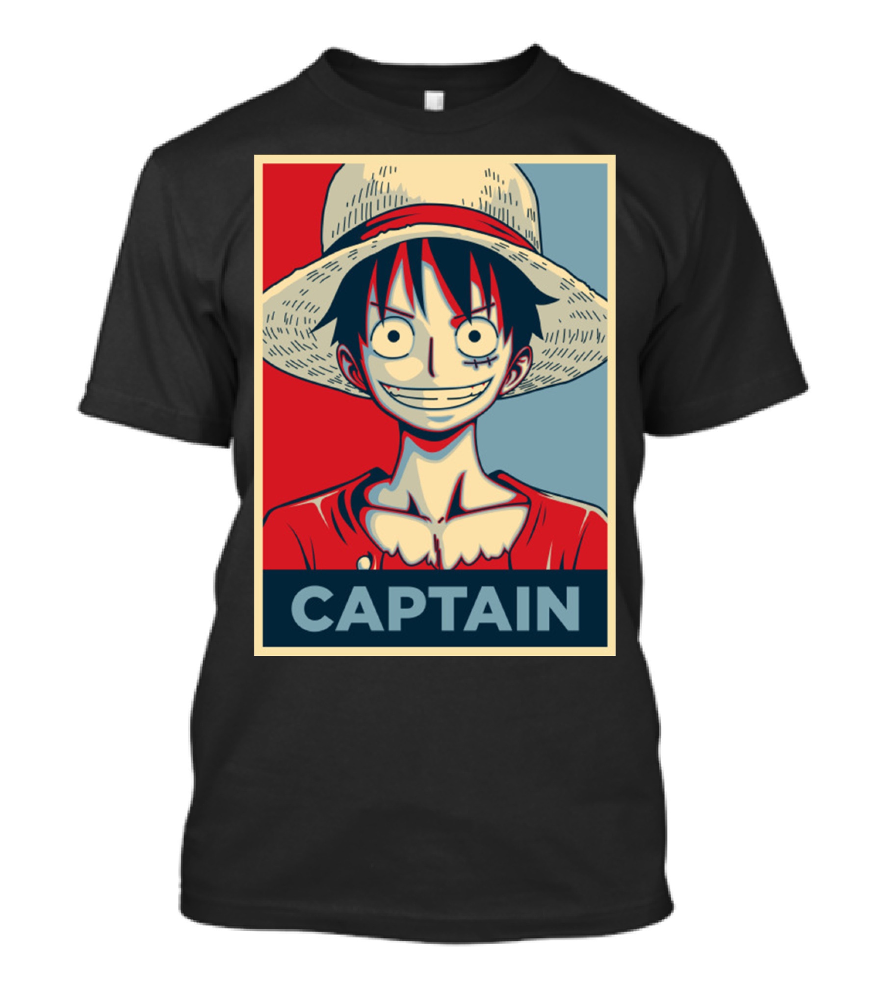 LUFFY CAPTAIN STRAW HAT T-Shirt