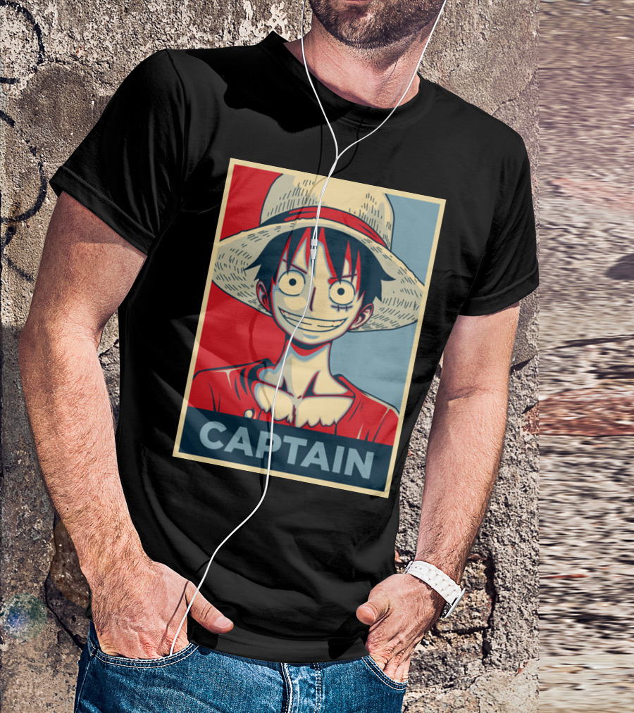 LUFFY CAPTAIN STRAW HAT T-Shirt
