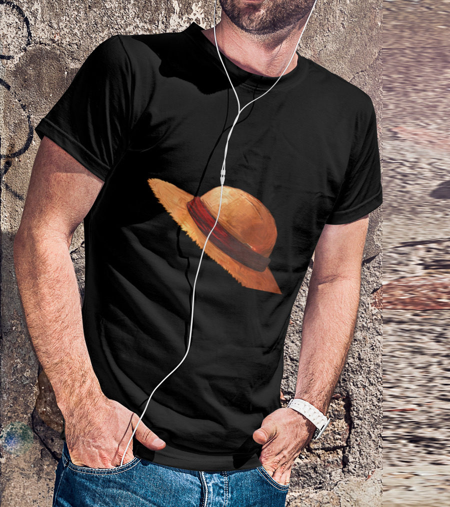 Luffy's Iconic Straw Hat From One Piece T-Shirt