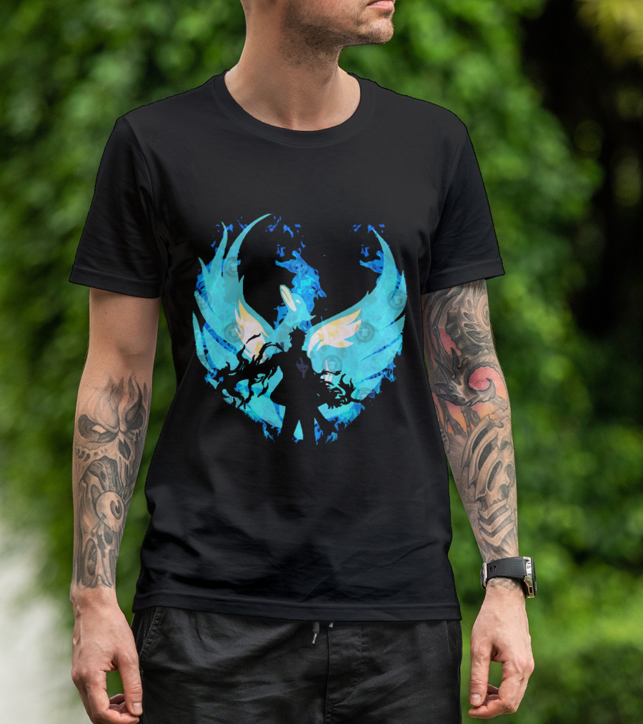 Marco The Phoenix Blue Flame Mastery Guardian Transformation T-Shirt