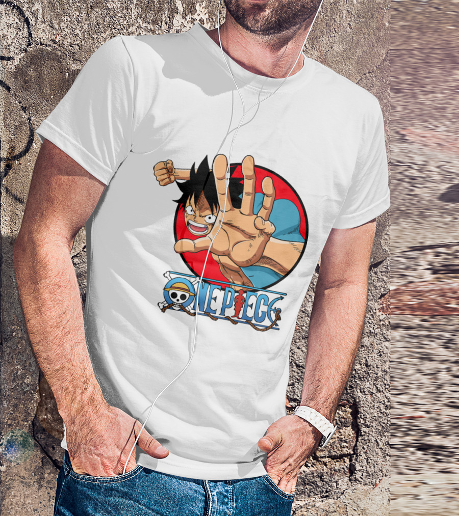 Luffy One Piece Manga Anime Adventure Iconic Skull T-Shirt