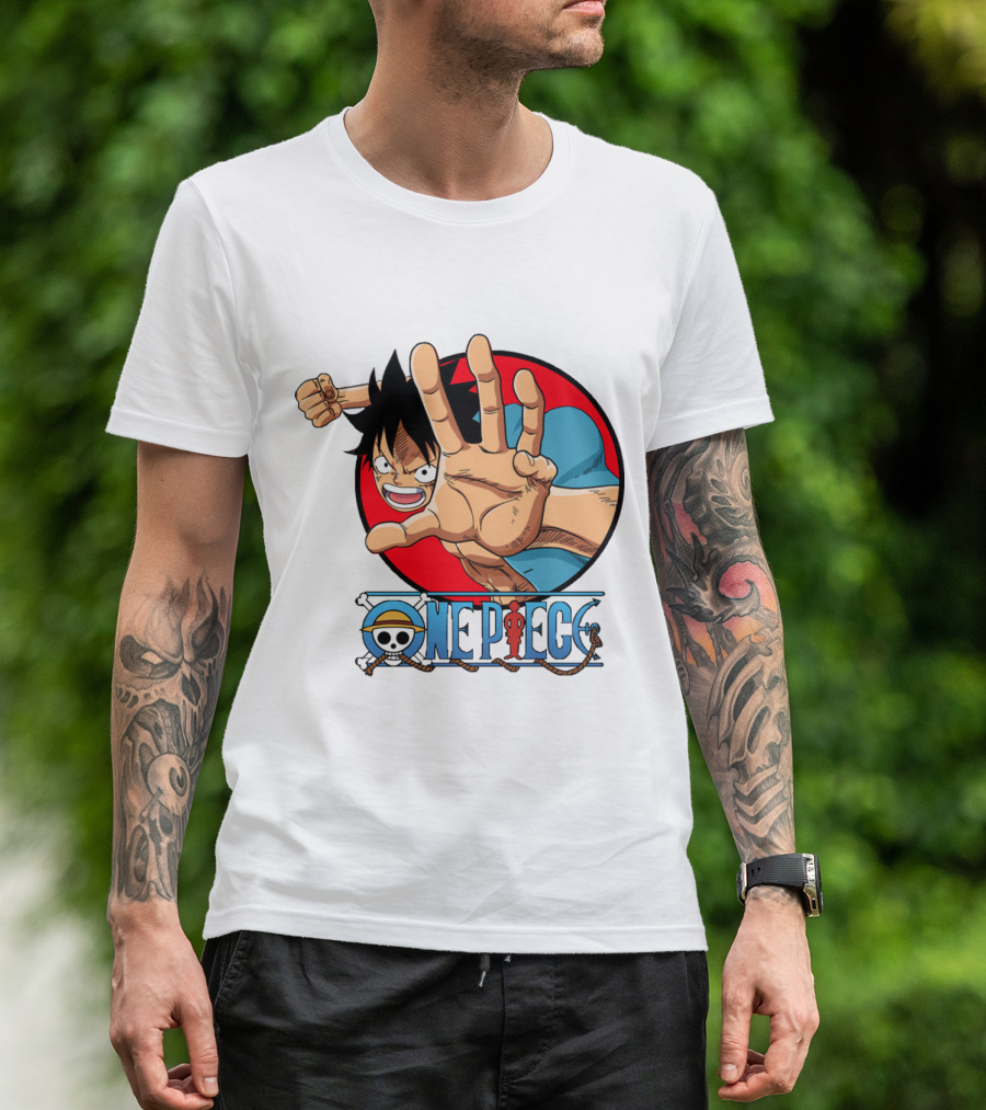 Luffy One Piece Manga Anime Adventure Iconic Skull T-Shirt