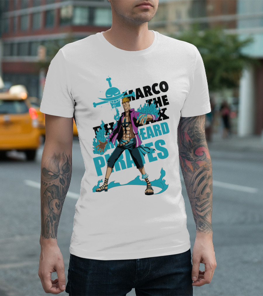 Marco the Phoenix Whitebeard Pirates One Piece T-Shirt