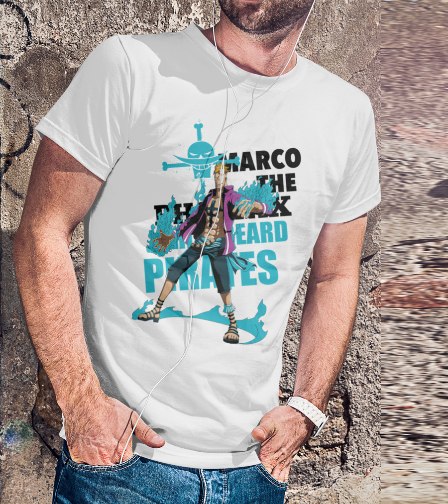Marco The Phoenix Whitebeard Pirates One Piece T-Shirt