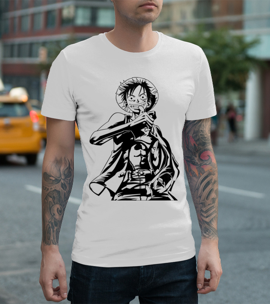 Monkey D. Luffy One Piece Anime Manga Pirate Adventures Fan T-Shirt