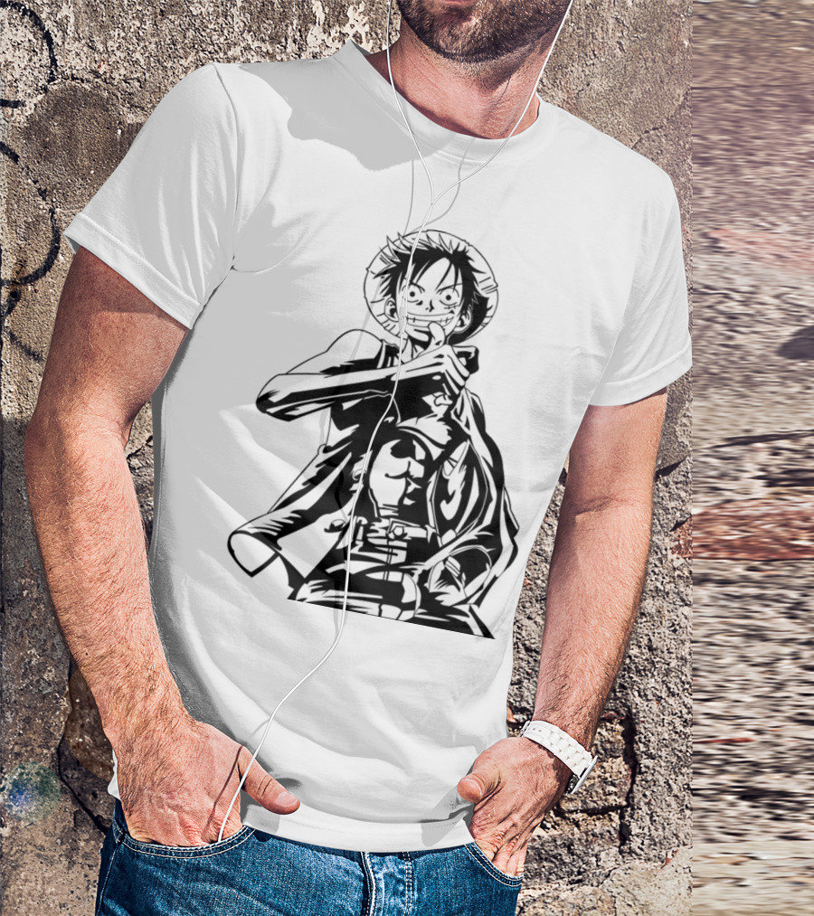 Monkey D. Luffy One Piece Anime Manga Pirate Adventures Fan T-Shirt