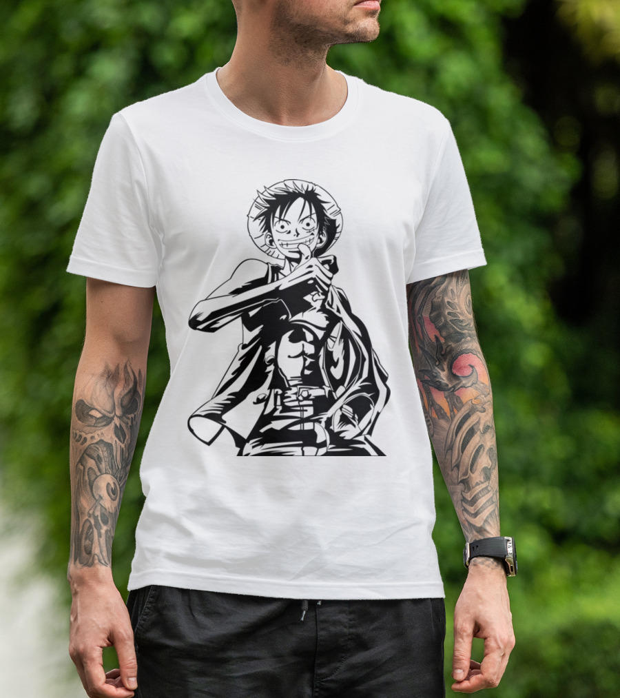 Monkey D. Luffy One Piece Anime Manga Pirate Adventures Fan T-Shirt