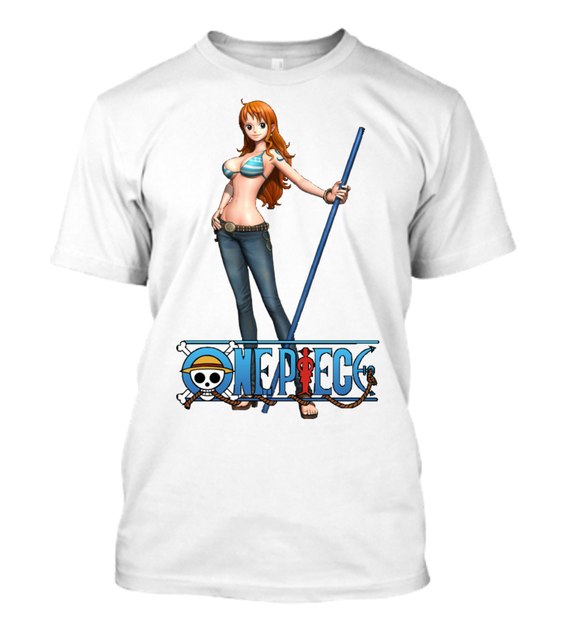 One Piece Nami Iconic Character Artwork T-Shirt