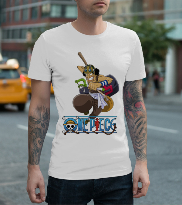 One Piece Usopp Straw Hat Pirate Character T-Shirt