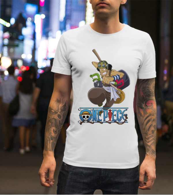 One Piece Usopp Straw Hat Pirate Character T-Shirt
