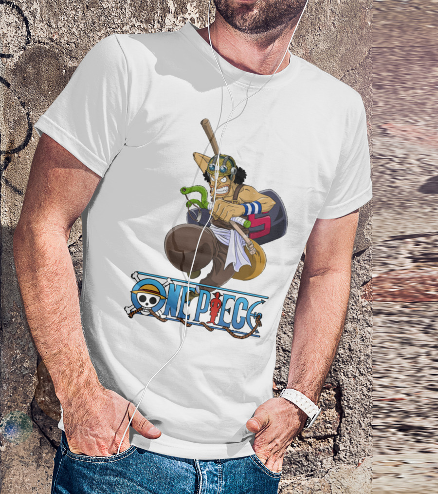 One Piece Usopp Straw Hat Pirate Character T-Shirt