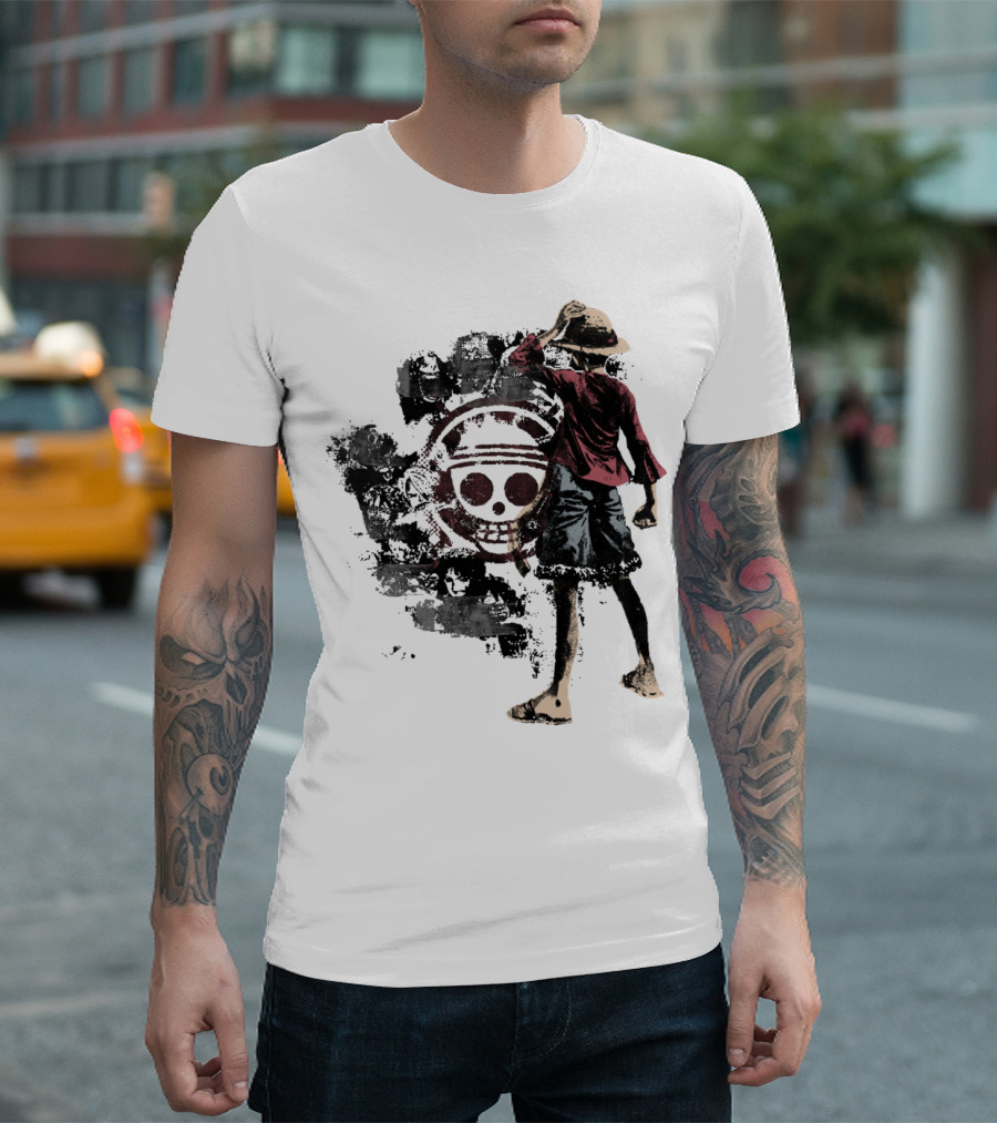 One Piece Straw Hat Pirate Skull Luffy T-Shirt