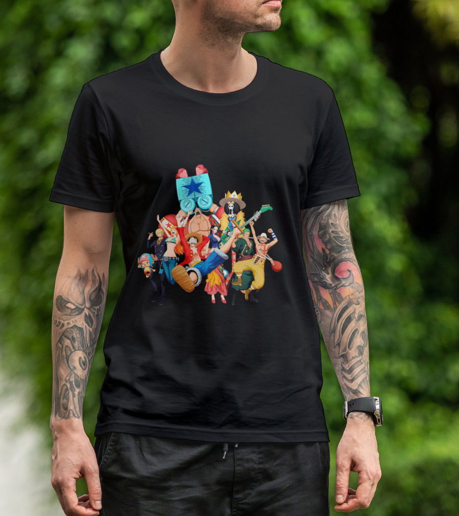 Straw Hat Crew From One Piece Adventure T-Shirt