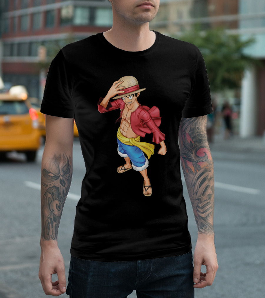 One Piece World Seeker Monkey D. Luffy Adventure T-Shirt