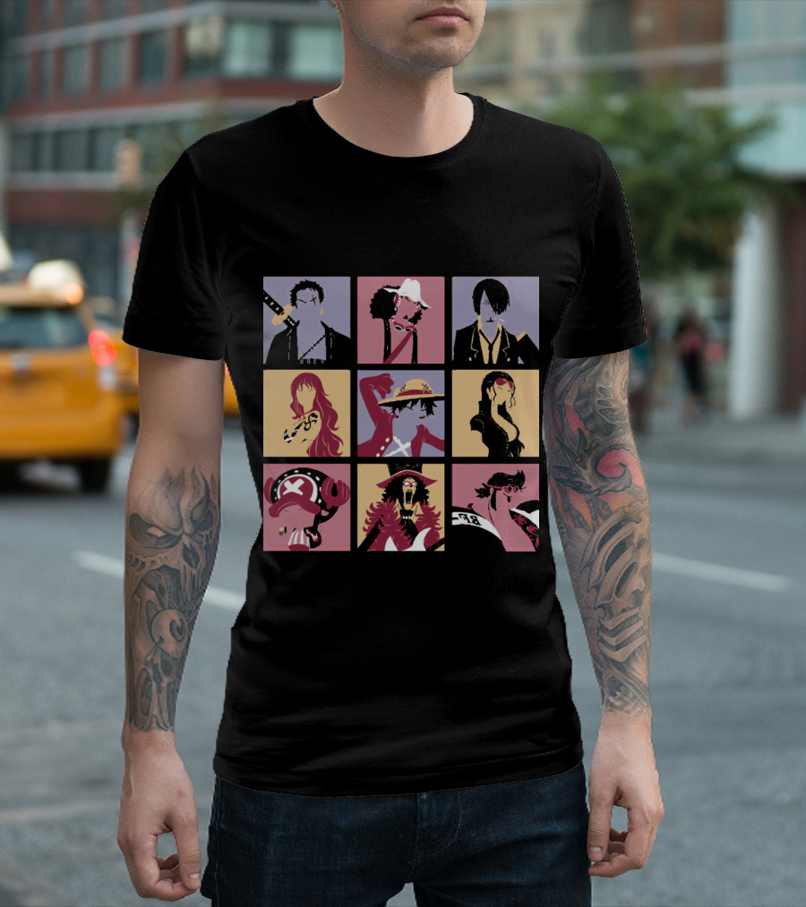 Pop Pirates One Piece Straw Hat Crew T-Shirt
