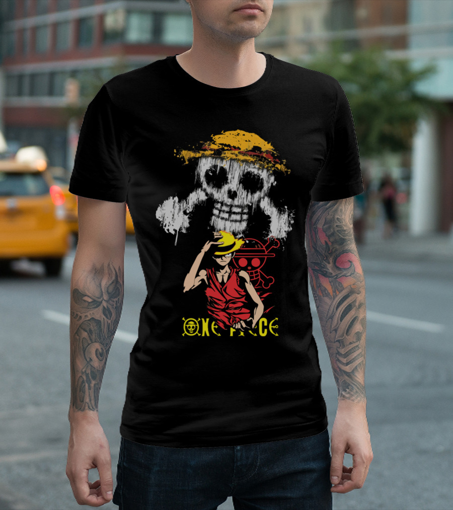 One Piece Straw Hat Luffy Jolly Roger T-Shirt