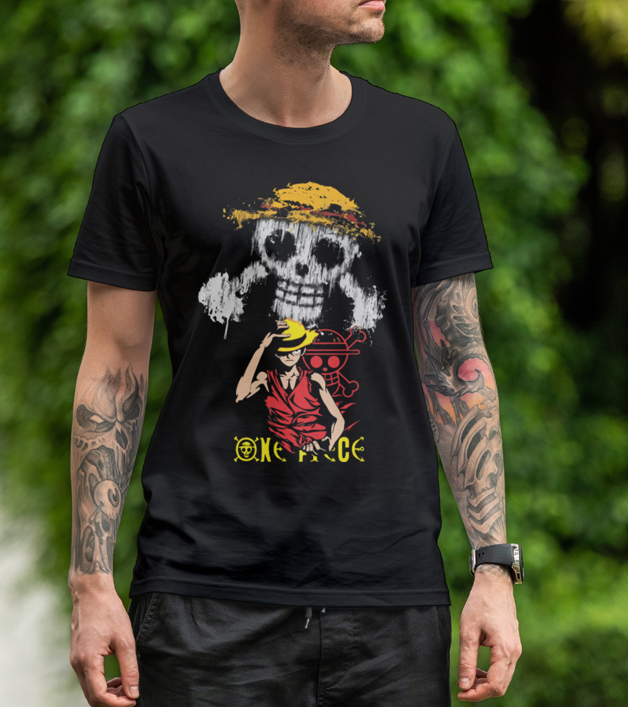 One Piece Straw Hat Luffy Jolly Roger T-Shirt