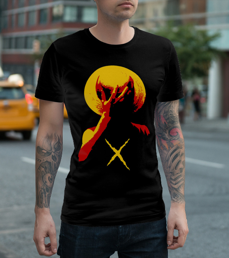Monkey D. Luffy Portrait With Straw Hat And Crossed Arms T-Shirt