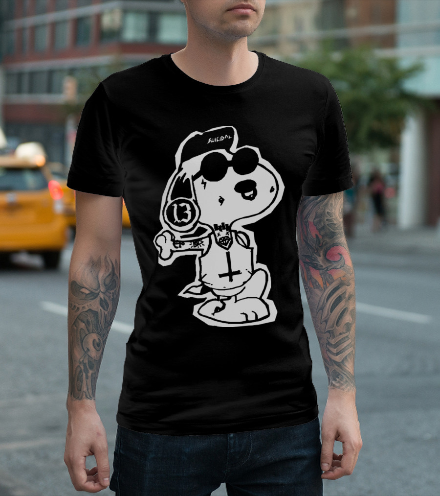 Suicidal Joe Punk Snoopy T-Shirt