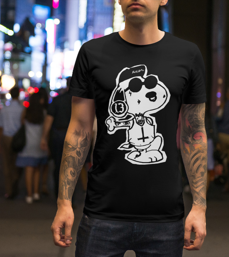 Suicidal Joe Punk Snoopy T-Shirt
