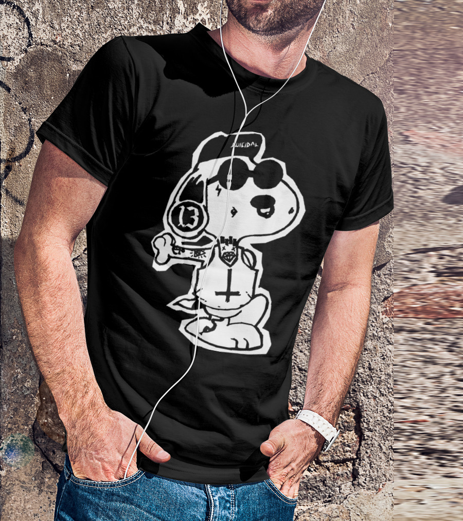 Suicidal Joe Punk Snoopy T-Shirt