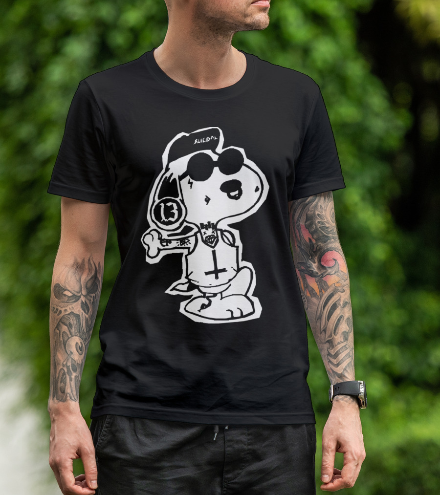 Suicidal Joe Punk Snoopy T-Shirt