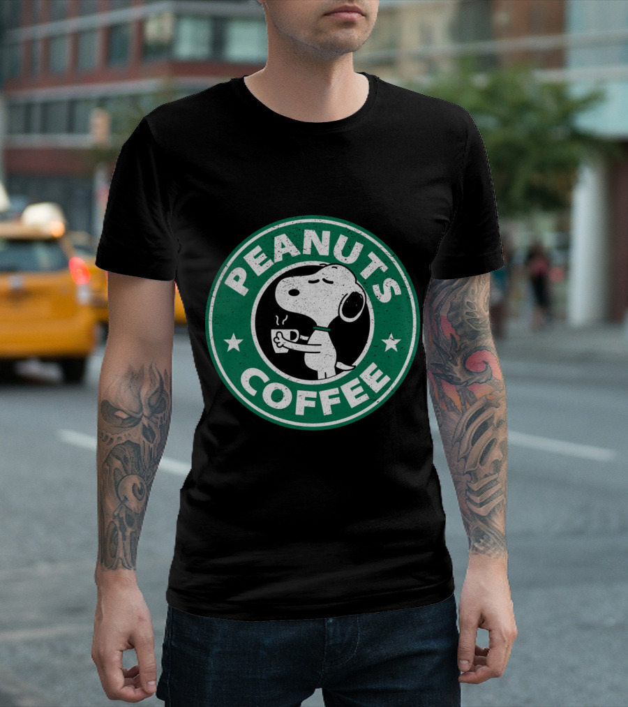 Peanuts Coffee Snoopy T-Shirt