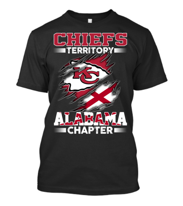 Chiefs Territory Alabama Chapter Kc Team Fan Support T-Shirt