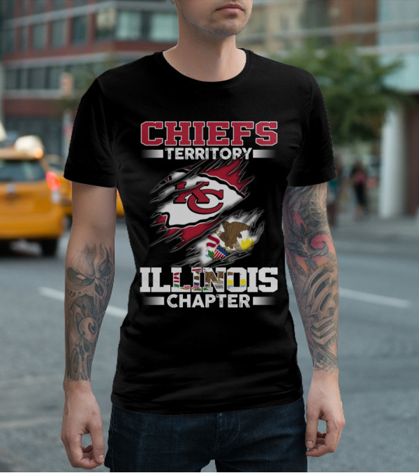 CHIEFS TERRITORY KC ILLINOIS CHAPTER T-Shirt