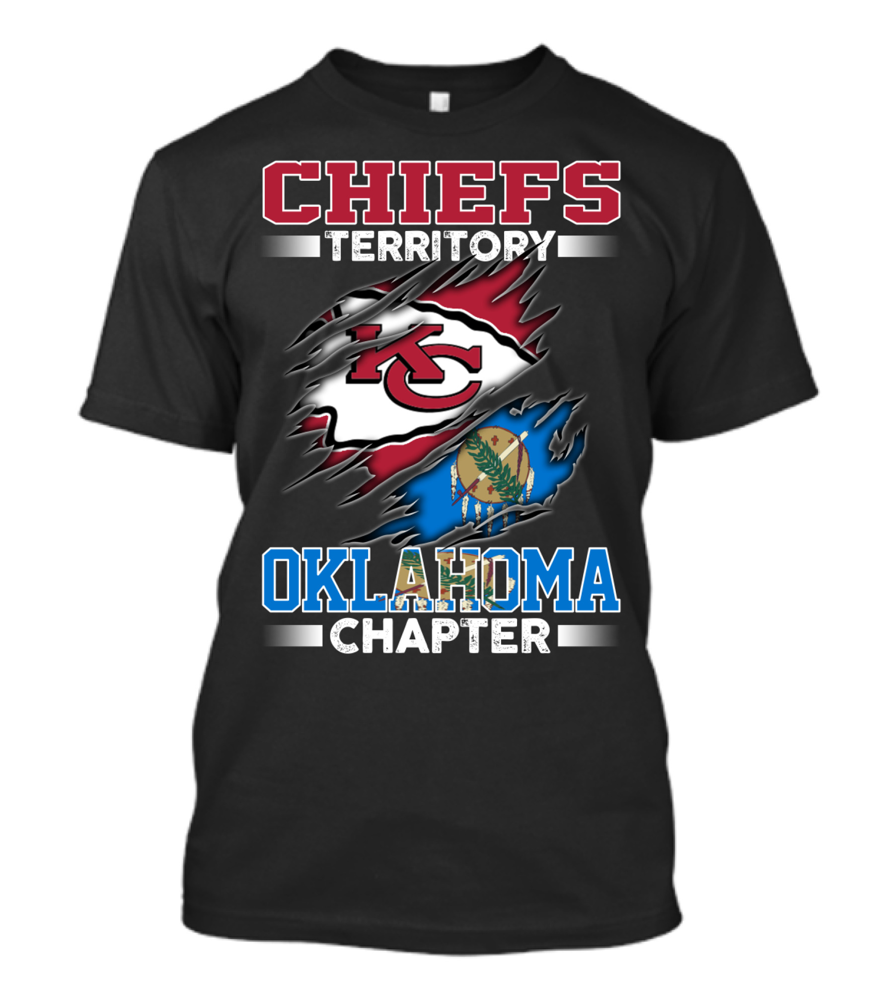 CHIEFS TERRITORY KC OKLAHOMA CHAPTER T-Shirt