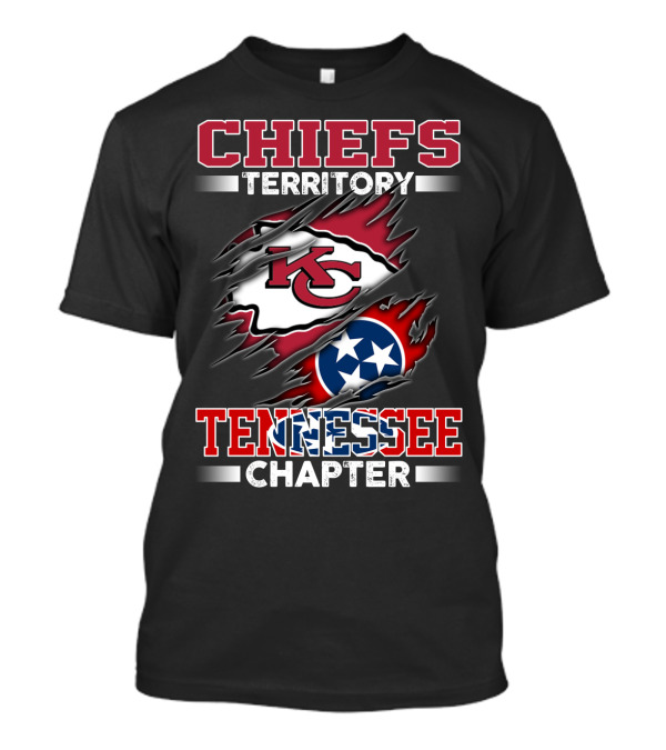 CHIEFS TERRITORY TENNESSEE CHAPTER KC Logo Star Emblem T-Shirt