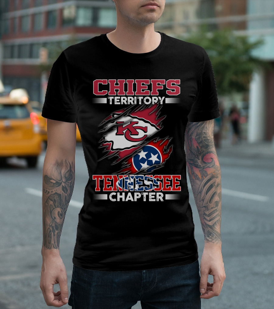 CHIEFS TERRITORY TENNESSEE CHAPTER KC Logo Star Emblem T-Shirt