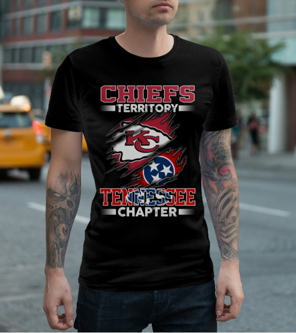 CHIEFS TERRITORY TENNESSEE CHAPTER KC Logo Star Emblem T-Shirt