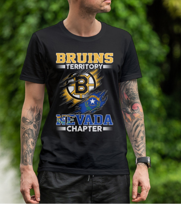 BRUINS Territory Nevada Chapter Battle Born Flag T-Shirt