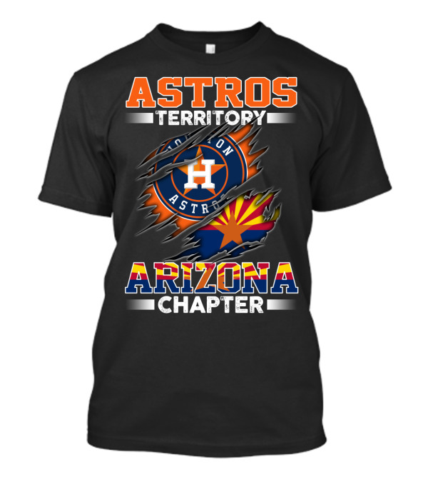 Astros Territory Arizona Chapter Houston Astros Logo And Arizona Flag T-Shirt