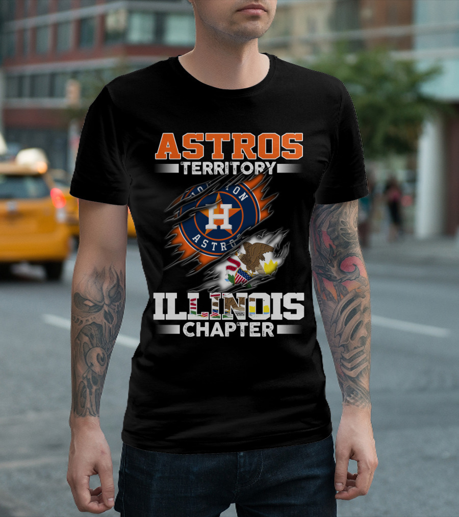 ASTROS TERRITORY HOUSTON ASTROS ILLINOIS CHAPTER T-Shirt