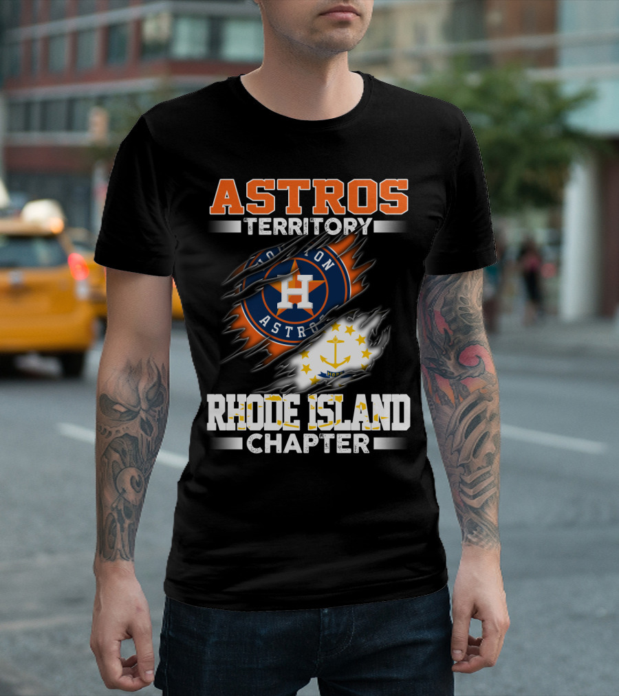 ASTROS TERRITORY RHODE ISLAND CHAPTER HOUSTON ASTROS T-Shirt