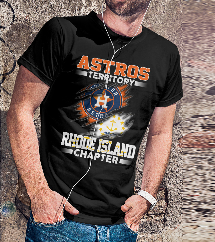 ASTROS TERRITORY RHODE ISLAND CHAPTER HOUSTON ASTROS T-Shirt