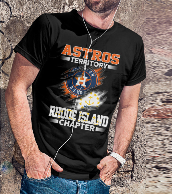 ASTROS TERRITORY RHODE ISLAND CHAPTER HOUSTON ASTROS T-Shirt