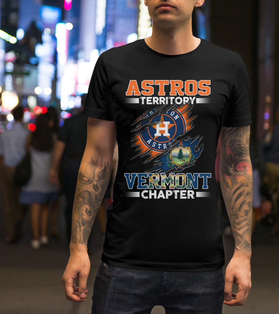 Astros Territory Houston Astros Vermont Chapter T-Shirt