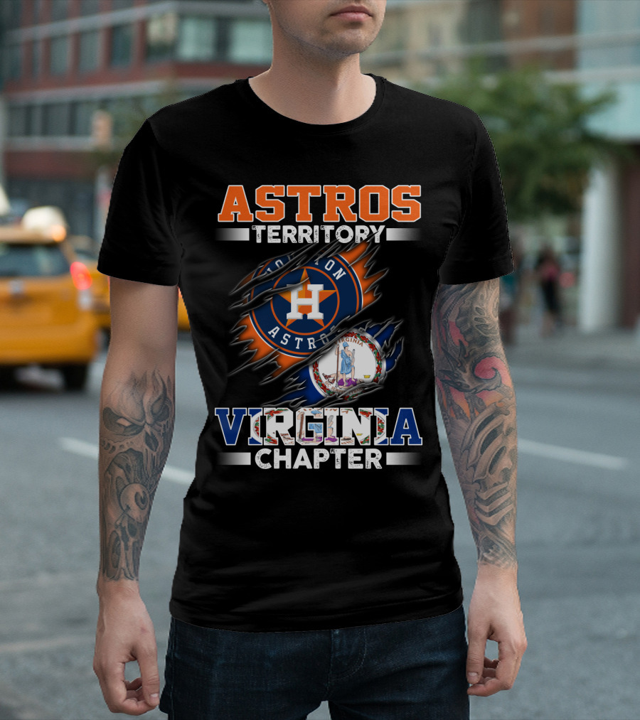 Astros Territory Houston Astros Virginia Chapter T-Shirt