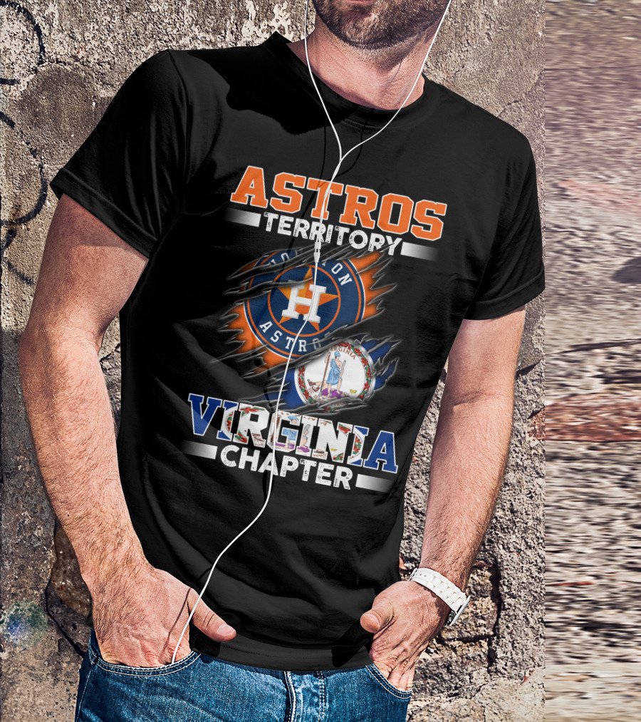 Astros Territory Houston Astros Virginia Chapter T-Shirt