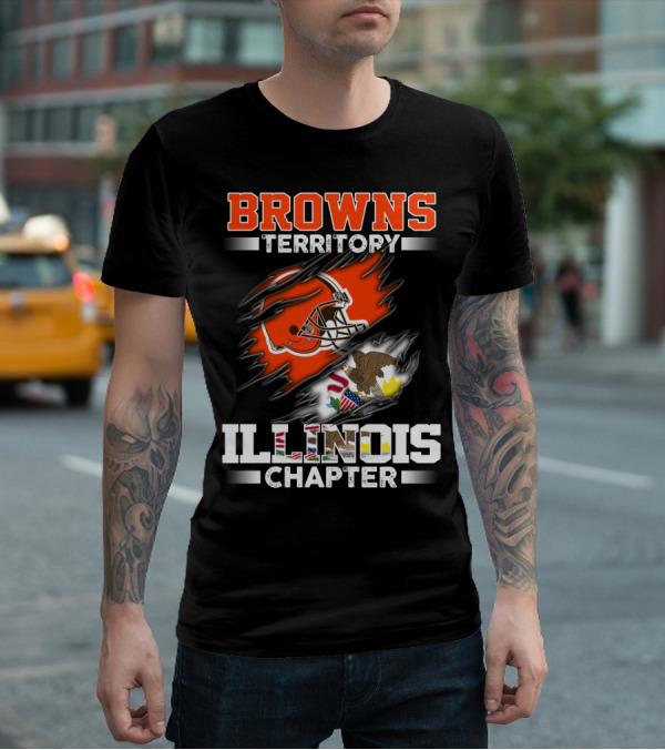 BROWNS TERRITORY ILLINOIS CHAPTER T-Shirt