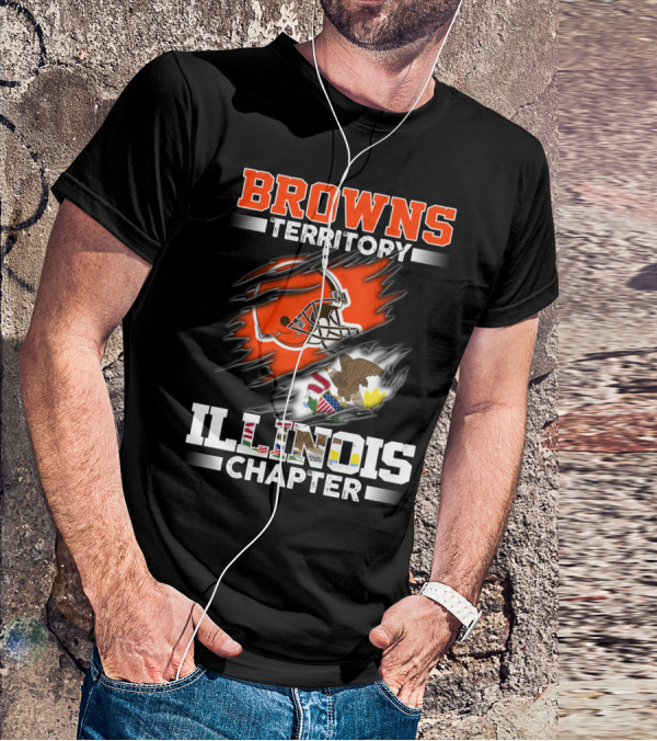 BROWNS TERRITORY ILLINOIS CHAPTER T-Shirt