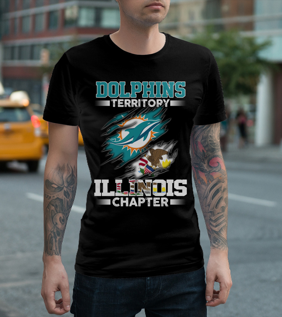 DOLPHINS TERRITORY ILLINOIS CHAPTER T-Shirt