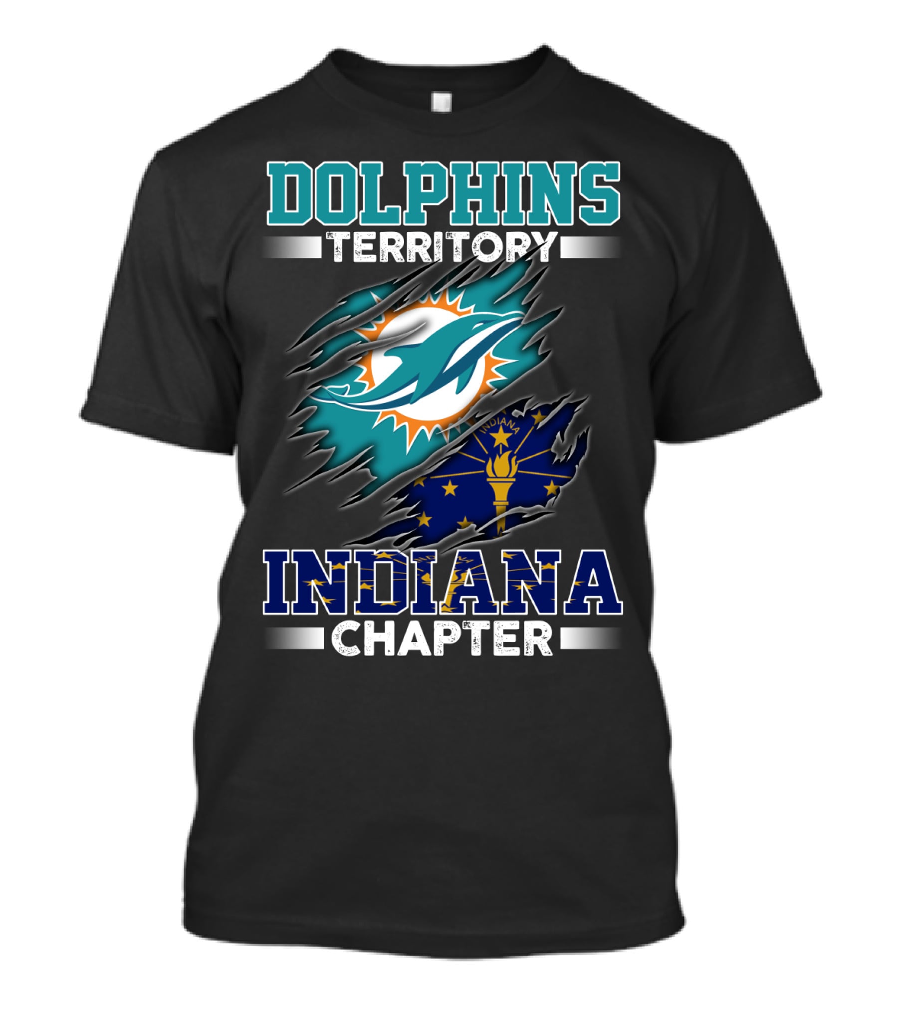 DOLPHINS TERRITORY INDIANA CHAPTER T-Shirt