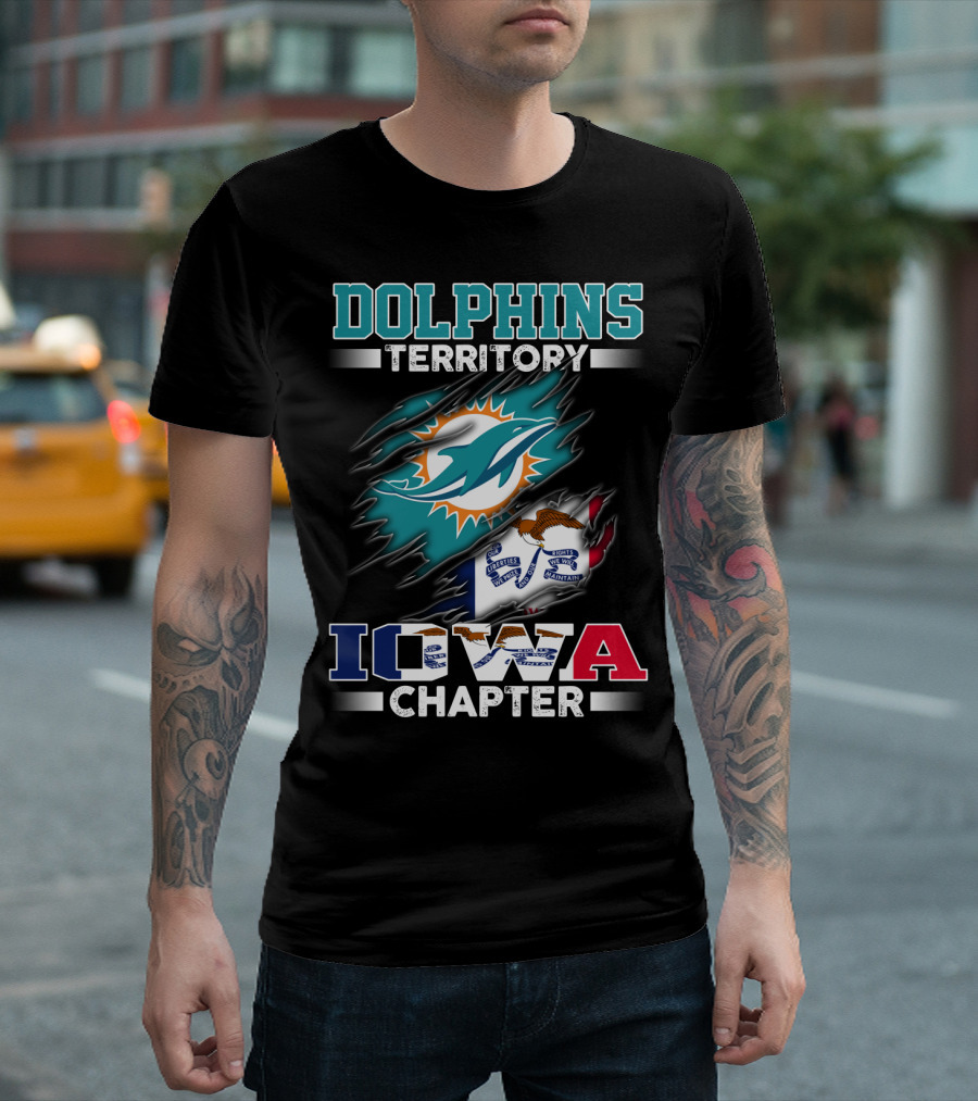 DOLPHINS TERRITORY IOWA CHAPTER T-Shirt