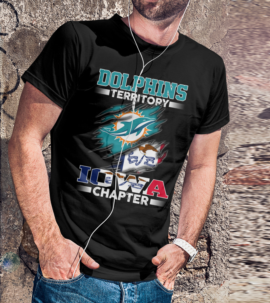 DOLPHINS TERRITORY IOWA CHAPTER T-Shirt